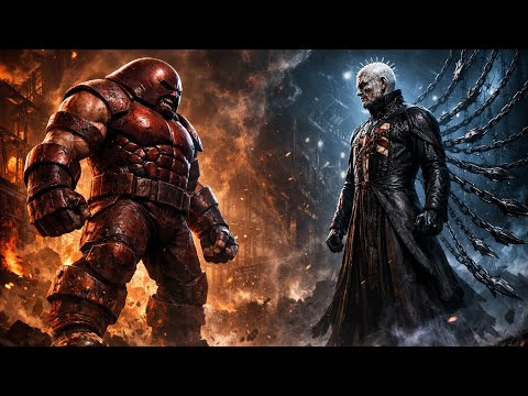 Juggernaut vs Pinhead — Unstoppable Force vs Hell Priest | Marvel vs Hellraiser Epic Battle