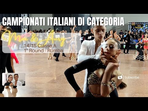 CAMPIONATI ITALIANI DI CATEGORIA FIDS 2023 - 14/15 anni - Classe A - 1° Turno - Rumba