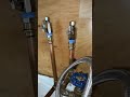 Installing shut off valves for kitchen sink #plumbing #plumbingrepairs #plumbingvideos