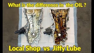 What is the difference between Jiffy Lube and Local Shops