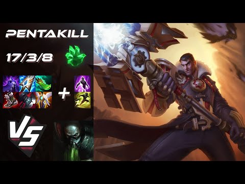 TOP Jayce vs Urgot [PENTAKILL] - EU Grandmaster Patch 25.S1.7