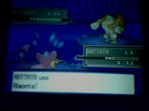 Pokèmon Platino-come catturare Regirock