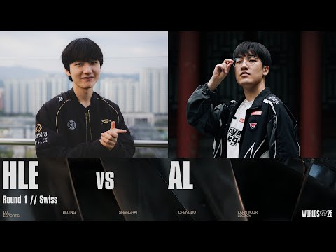 HLE vs AL | WORLDS 2025 | Swiss Stage | Game 01 | Hanwha Life Esports vs Anyone's Legend