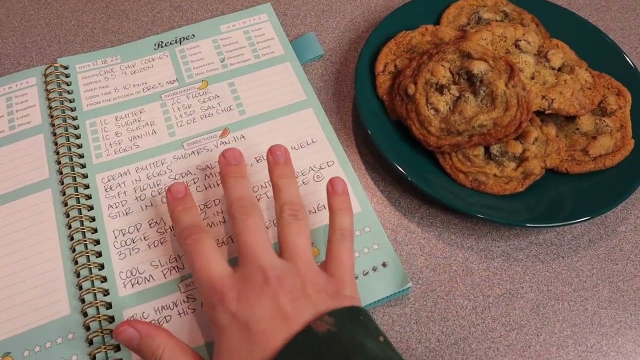 Recipe Book to Write in Your Own Recipes, Blank Recipe Notebook with 15 Tabs 7 x 10