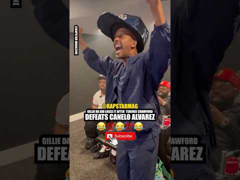 Gillie Da Kid Wins $10K On Terrence Crawford Vs Canelo Alvarez Fight… 😂💰💯 #TerenceCrawford