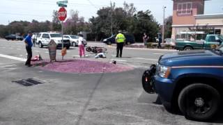 preview picture of video 'april 9 saint augustine Man hit on scooter in serious condition'