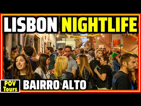 Nightlife in LISBON, Portugal | BAIRRO ALTO District