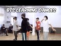 watch bts learn their dances