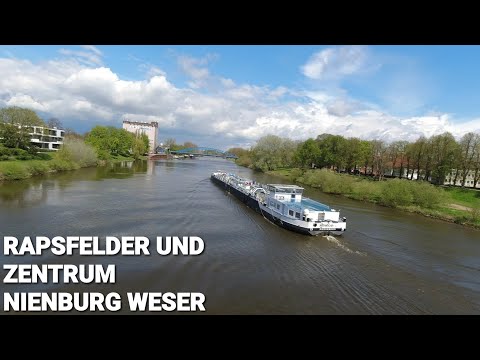 Rapsfelder umd Zentrum Nienburg an der Weser  mit meinem BIRDY  - DJI Osmo Action