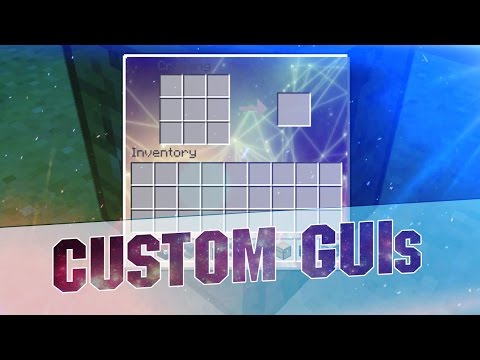 Minecraft Resource Pack - CUSTOM GUIs! Transparent and Abstract Inventory 1.8.3 / 1.8 / 1.7