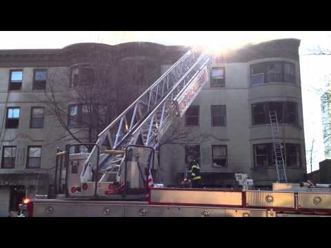 Brookline MA - 4 alarm fire at 1471 Beacon St
