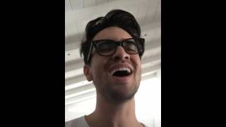 Brendon Urie singing Death of a Bachelor on Periscope (October 1, 2015)