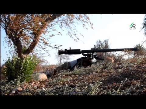 استهداف حاجز السرمانية في ريف حماة بمدفع بي9 من قبل لواء العاديات