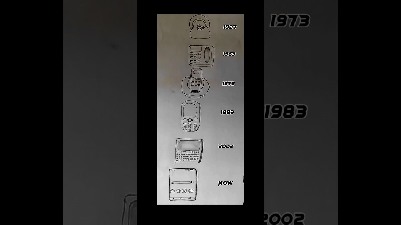 drawing cell phones from the beginning☎️📱 #draw #drawing #cellphone #mobilelegends #youtubeshorts