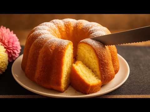 Japanischer Zitronenkuchen in nur 10 Minuten – (Leider) weiß ihn niemand!