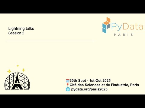 Lightning talks - session 2