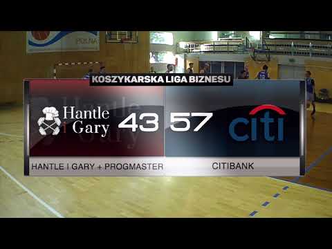 Hantle i Gary + Progmaster vs Citibank - 12 kolejka - I Liga Warszawa - Koszykarska Liga Biznesu