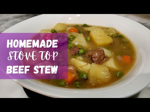 Homemade beef stew recipe stove top