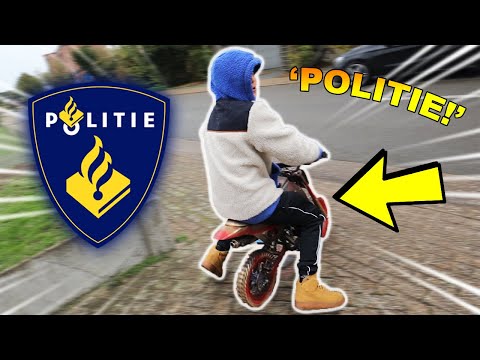 politie neemt nieuwe mini crosser van broertje in beslag... #GhettoVlogs3