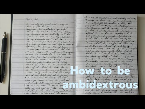 How to become ambidextrous