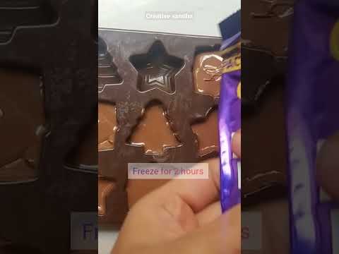 dairy milk cilicon mould chocolate making #shorts