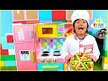 Ryan Pretend Play Cooking with Kitchen Playset and Cash Register Ryan Pretend Play Cooking with Kitchen Playset and Cash Register