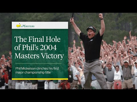 The Final Hole of Phil's 2004 Victory | Masters Tournament