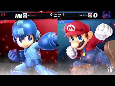 Peabnut (Mega Man) vs NoTag (Mario) -  Grand Final  - Hidden Nest #33