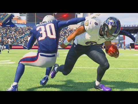 LAMAR JACKSON VS TOM BRADY IN WILDCARD MATCHUP - Lamar Jackson Madden 20 Career Mode Ep 17