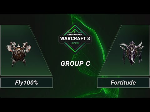 WC3 - Fly100% vs. Fortitude - Group C - DreamHack WarCraft 3 Open: Winter 2021 - AS