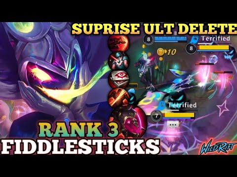 FIDDLESTICKS SUPRISE ULT EXECUTION! OP BUILD - TOP 3 GLOBAL FIDDLESTICKS BY Quý Cô Bí Ngô- WILD RIFT