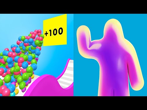 Balls Go High VS Blob Runner 3D Android iOS Mobile Gameplay Walkthrough