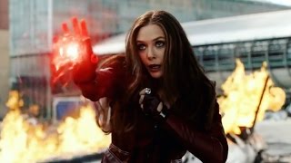 Scarlet Witch Fight Moves Compilation - Captain America Civil War Best Scenes HD