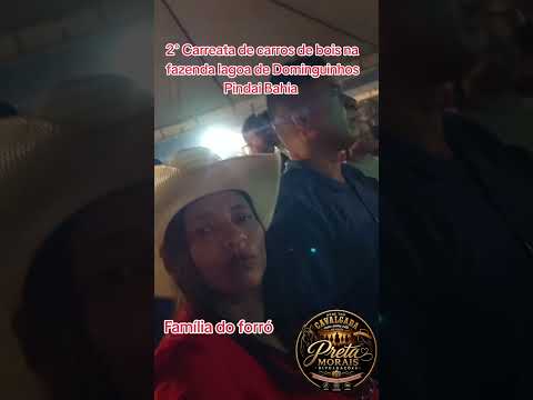2 ° Carreata de carros de bois na fazenda lagoa de Dominguinhos Pindai Ba show com família do forró