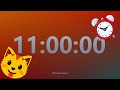 11 Hour Timer 🔴 (with Soft Alarm Sound) for Sleep and Relaxation