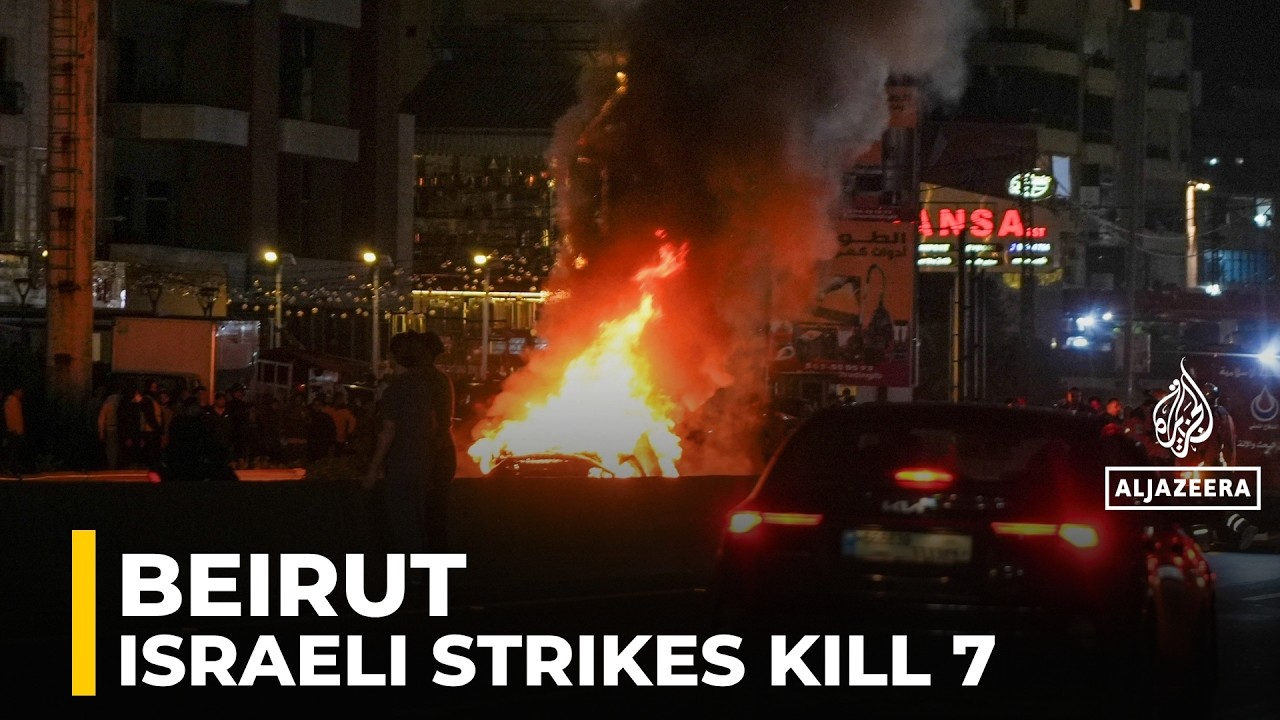 Israeli strikes kill at least eight in southern Lebanon within an hour