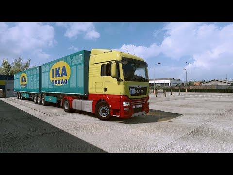 [ETS2] Euro Truck Simulator 2 1.32 - MAN TGX Euro 6 - Kalmar to Kobenhavn