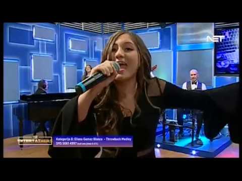 Eliana Gomez Blanco - Throwback Medley on The Entertainers 2017/2018 Singers Challenge (Category B)