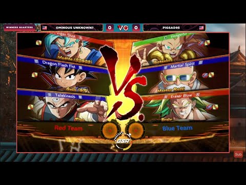 Glitch Infinite Winners Quarters - Ominous Unknown? Vs. Pigsad95 - Dragon Ball FighterZ