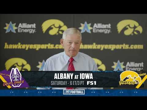 Kirk Ferentz Week 1 Press Conference | Iowa Football