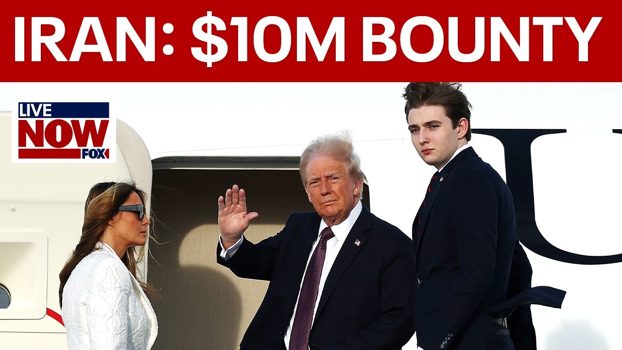 Iran issues bounty for Trump's son Barron, as war enters 6 months