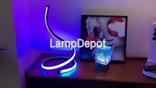 RGB Coil Table Lamp (2-Pack)