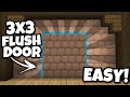 EASY 3X3 FLUSH PISTON DOOR IN MINECRAFT BEDROCK 1.20!!! (PS4,PS5,Xbox,Windows 10,MCPE,Switch)