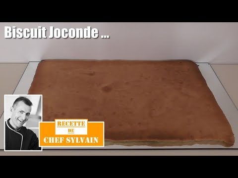 Joconde cookie - Recipe by Chef Sylvain