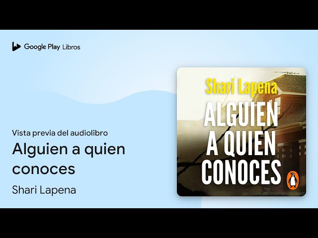 Vídeo relacionado con Alguien a quien conoces (Best Seller)