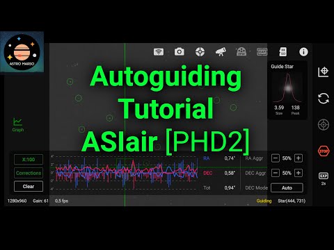 Autoguiding Tutorial deutsch | Voraussetzungen, Tipps, Dithering [ASIair 2.0+ oder PHD2]
