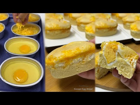 KOREAN EGG BREAD Easy Recipe