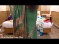 Crossdresser Husband Weaing Wife S Green Saree When Alone At Home