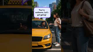 English Conversation at a Tax 🚕 | Speak English Naturally #Shorts