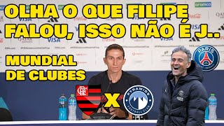 ENTREVISTA COLETIVA DE FILIPE LUÍS ANTES DA SEMIFINAL DO MUNDIAL FLAMENGO x PYRAMIDS